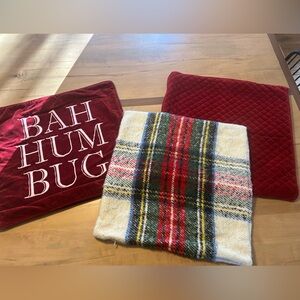 Pottery Barn and Ralph Lauren Christmas Holiday Throw Pillow Covers